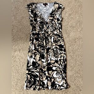 Dana Buchman Faux Wrap Dress - Size S